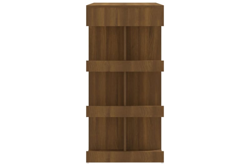 Baaripöytä säilytystelineellä ruskea tammi 100x50x101,5 cm l - Ruskea - Huonekalut - Pöytä & ruokailuryhmä - Baaripöytä
