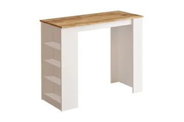 Baaripöytä Spaarndam 120 cm - Luonnonväri/Valkoinen - Huonekalut - Pöytä & ruokailuryhmä - Baaripöytä