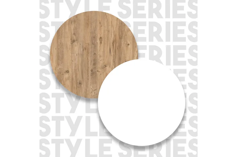 Baaripöytä Spaarndam 120 cm - Luonnonväri/Valkoinen - Huonekalut - Pöytä & ruokailuryhmä - Baaripöytä