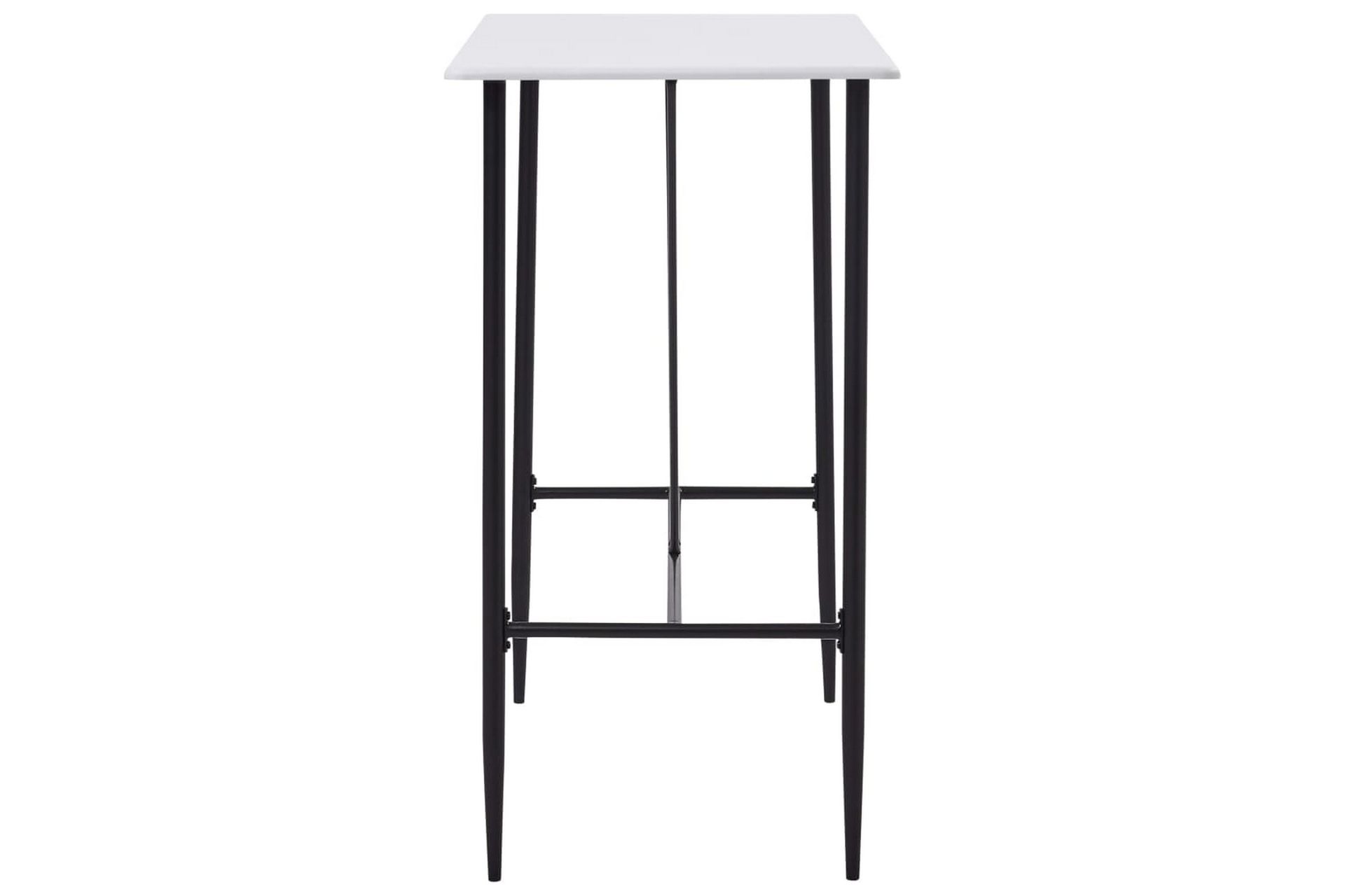 Baaripöytä valkoinen 120x60x110 cm MDF - Valkoinen - Huonekalut - Pöytä & ruokailuryhmä - Baaripöytä