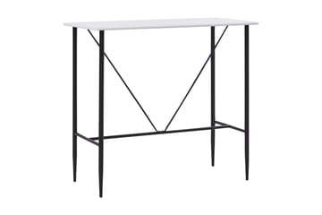 Baaripöytä valkoinen 120x60x110 cm MDF - Valkoinen - Huonekalut - Pöytä & ruokailuryhmä - Baaripöytä