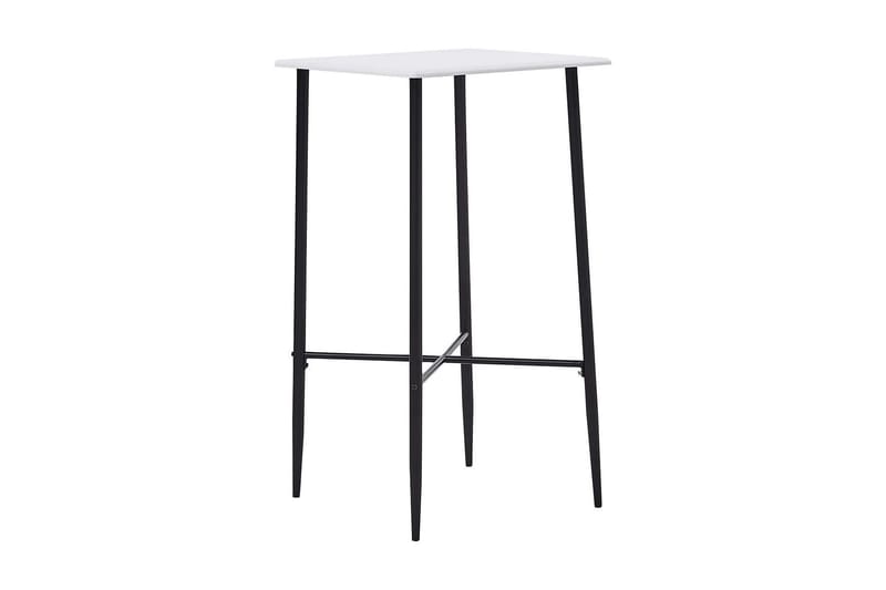 Baaripöytä valkoinen 60x60x111 cm MDF - Valkoinen - Huonekalut - Pöytä & ruokailuryhmä - Baaripöytä