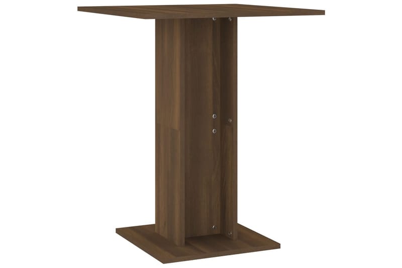 Bistropöytä ruskea tammi 60x60x75 cm tekninen puu - Ruskea - Huonekalut - Pöytä & ruokailuryhmä - Baaripöytä