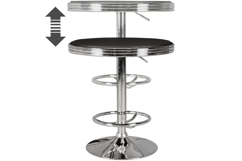 Seisomapöytä Markeesha, Musta