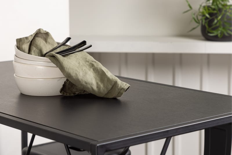 Baaripöytä Brea 60x120 cm 4 Tempe-tuolilla - Musta - Huonekalut - Pöytä & ruokailuryhmä - Baaripöytä
