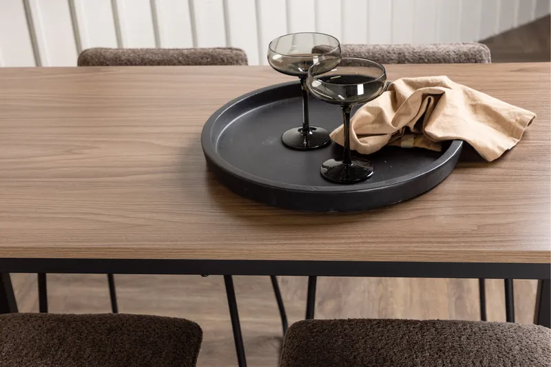 Baaripöytä Camden 60x120 cm 4 Bisbee-tuolilla - Tumma harmaa - Huonekalut - Pöytä & ruokailuryhmä - Baaripöytä