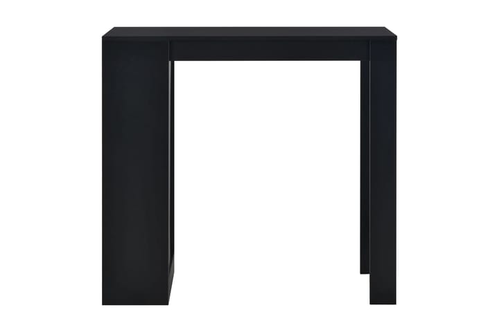 Baaripöytä hyllyllä musta 110x50x103 cm - Musta - Baaripöytä