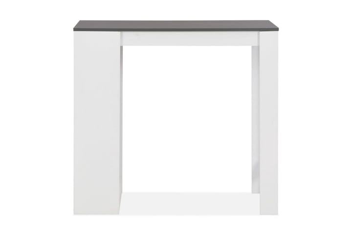 Baaripöyt�ä hyllyllä valkoinen 110x50x103 cm - Valkoinen - Baaripöytä