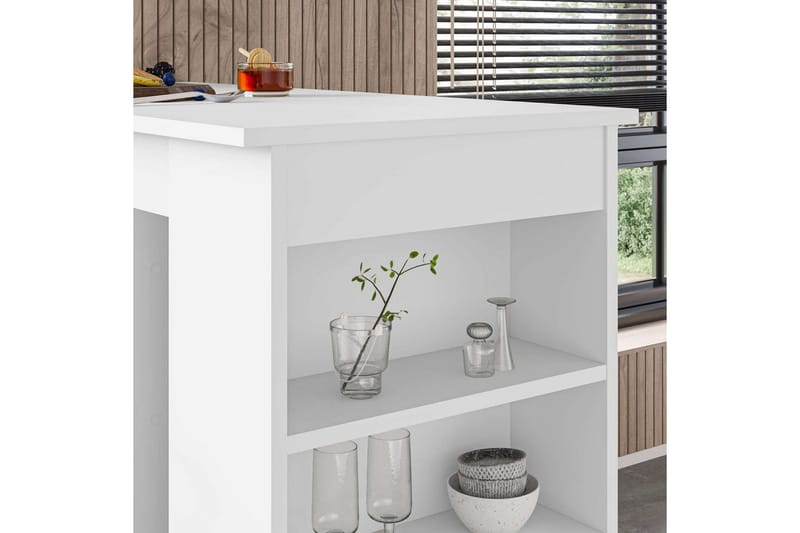 Baaripöytä Swallow Valkoinen - Valkoinen - Huonekalut - Pöytä & ruokailuryhmä - Baaripöytä