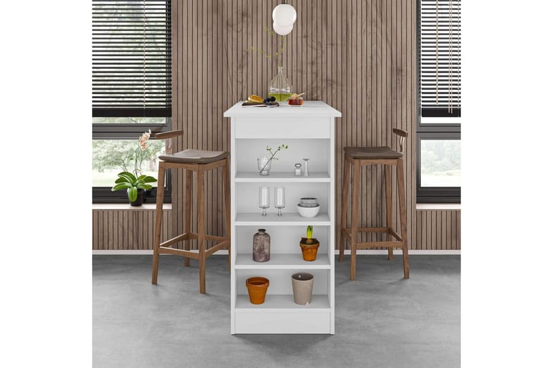 Baaripöytä Swallow Valkoinen - Valkoinen - Huonekalut - Pöytä & ruokailuryhmä - Baaripöytä