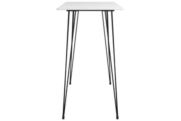 Baaripöytä valkoinen 120x60x105 cm - Huonekalut - Pöytä & ruokailuryhmä - Baaripöytä