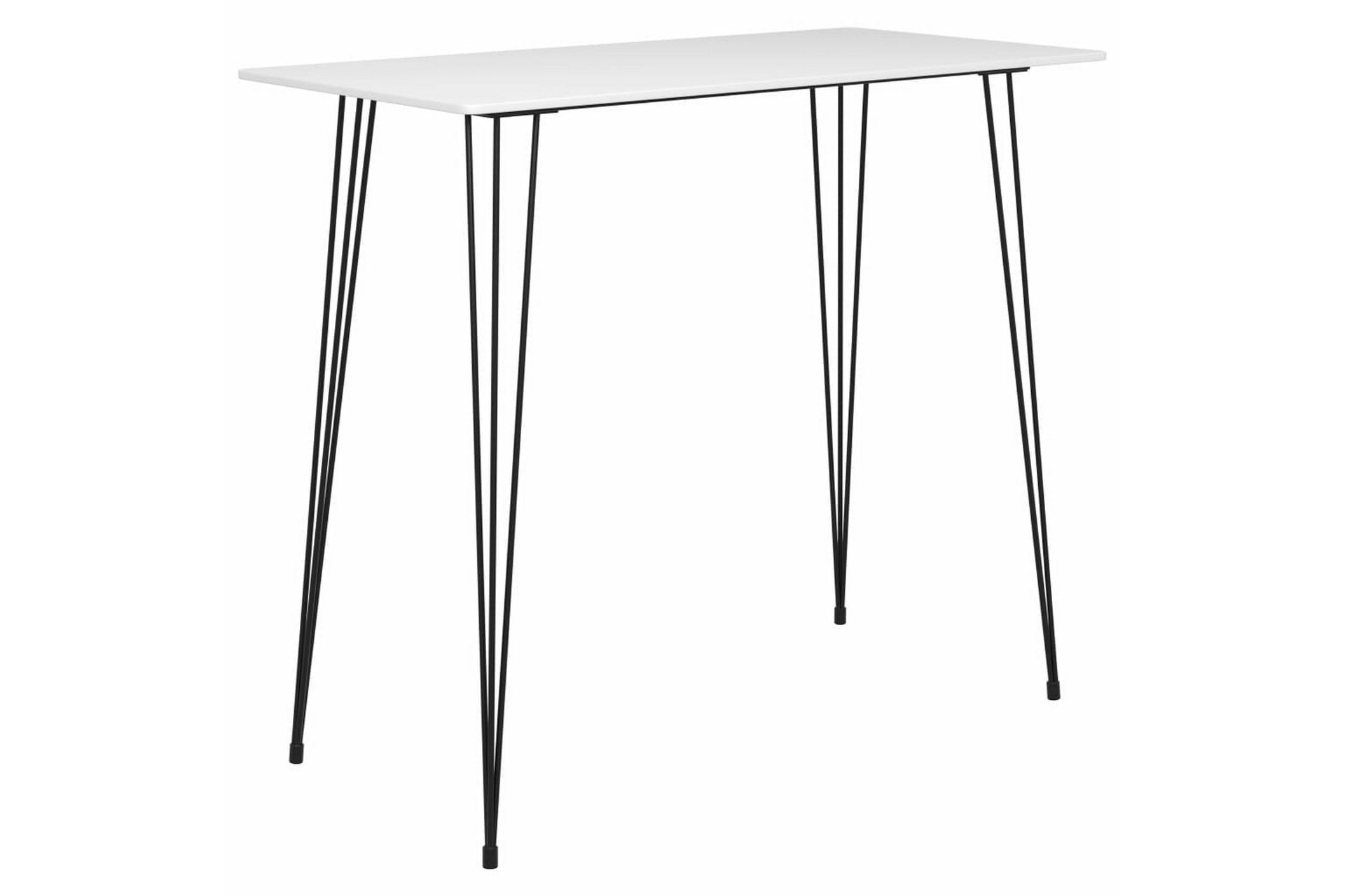 Baaripöytä valkoinen 120x60x105 cm - Huonekalut - Pöytä & ruokailuryhmä - Baaripöytä