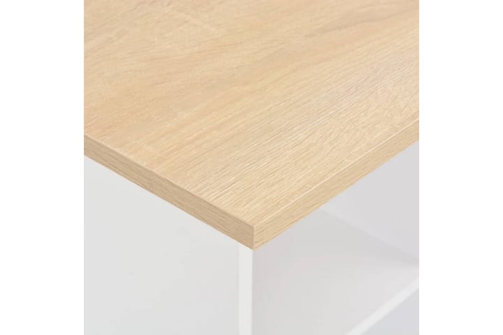 Baaripöytä valkoinen 60x60x110 cm - Valkoinen - Baaripöytä