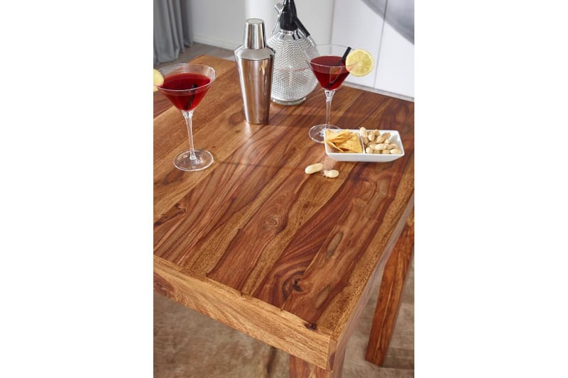 Baaripöytä Wohnling Vakaa massiivipuuta sheesham 80 x 80 x 110 cm - Huonekalut - Pöytä & ruokailuryhmä - Baaripöytä