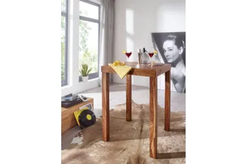 Baaripöytä Wohnling Vakaa massiivipuuta sheesham 80 x 80 x 110 cm - Huonekalut - Pöytä & ruokailuryhmä - Baaripöytä