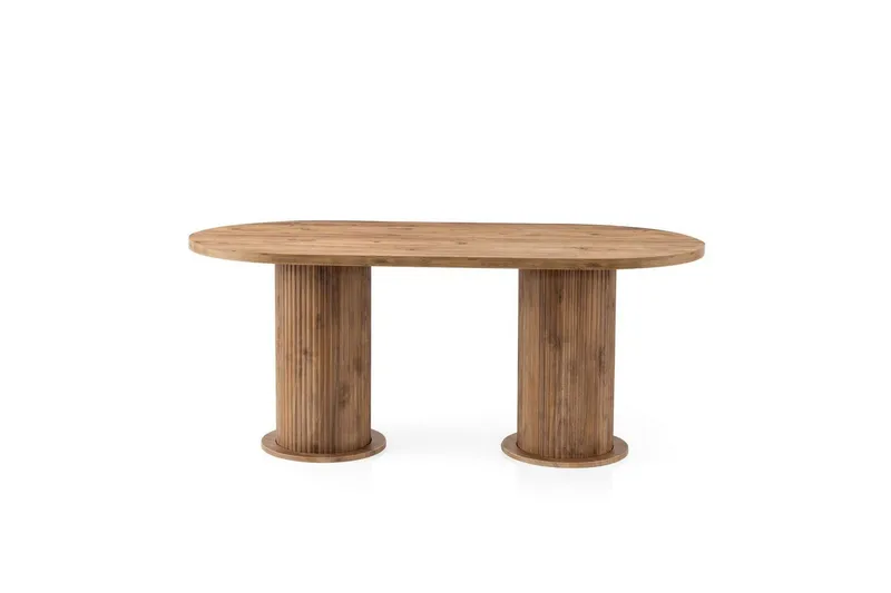 Babilas Ruokapöytä 180 cm Soikea, Pähkinä