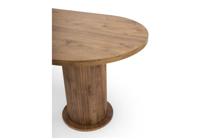 Babilas Ruokapöytä 180 cm Soikea - Pähkinä - Huonekalut - Pöytä & ruokailuryhmä - Ruokapöydät & keittiön pöydät