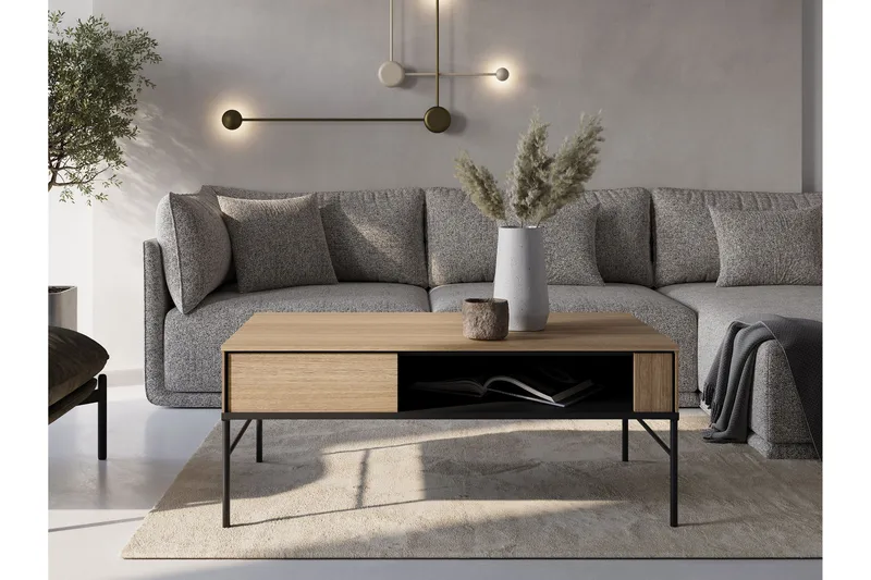 Basici Sohvapöytä 110 cm - Ruskea - Huonekalut - Pöytä & ruokailuryhmä - Sohvapöytä