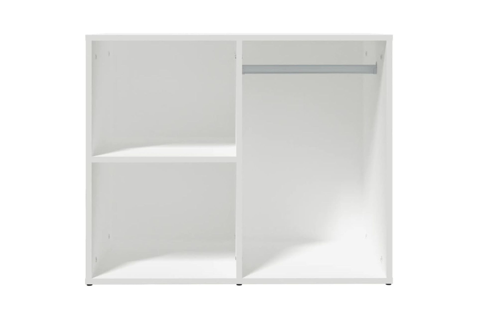 beBasic Kosmetiikkakaappi valkoinen 80x40x65 cm tekninen puu - Valkoinen - Huonekalut - Pöytä & ruokailuryhmä - Meikki- & kampauspöydät