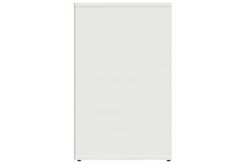 beBasic Kosmetiikkakaappi valkoinen 80x40x65 cm tekninen puu - Valkoinen - Huonekalut - Pöytä & ruokailuryhmä - Meikki- & kampauspöydät
