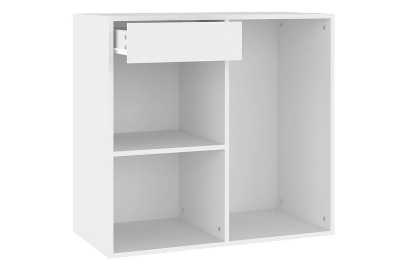 beBasic Kosmetiikkakaappi valkoinen 80x40x75 cm tekninen puu - Valkoinen - Huonekalut - Pöytä & ruokailuryhmä - Meikki- & kampauspöydät