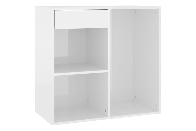 beBasic Kosmetiikkakaappi valkoinen 80x40x75 cm tekninen puu - Valkoinen - Huonekalut - Pöytä & ruokailuryhmä - Meikki- & kampauspöydät