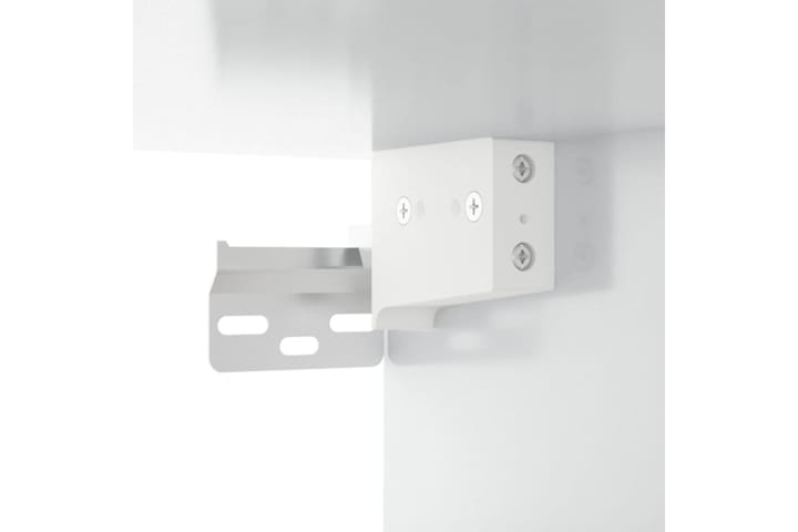 beBasic Kylpyhuoneen LED peilikaappi korkeakiilto valkoinen 64x20x67 cm - Valkoinen - Meikki- & kampauspöydät