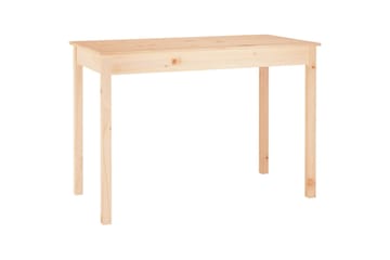 beBasic Ruokapöytä 110x55x75 cm täysi mänty - Ruskea - Huonekalut - Pöytä & ruokailuryhmä - Ruokapöydät & keittiön pöydät