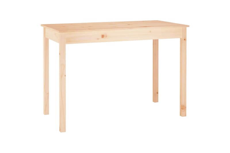 beBasic Ruokapöytä 110x55x75 cm täysi mänty - Ruskea - Huonekalut - Pöytä & ruokailuryhmä - Ruokapöydät & keittiön pöydät
