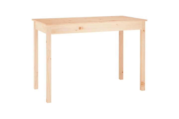 beBasic Ruokapöytä 110x55x75 cm täysi mänty - Ruskea - Ruokapöydät & keittiön pöydät