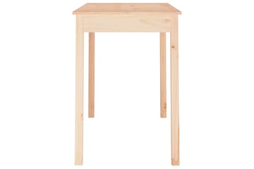 beBasic Ruokapöytä 110x55x75 cm täysi mänty - Ruskea - Huonekalut - Pöytä & ruokailuryhmä - Ruokapöydät & keittiön pöydät