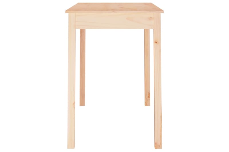 beBasic Ruokapöytä 110x55x75 cm täysi mänty - Ruskea - Huonekalut - Pöytä & ruokailuryhmä - Ruokapöydät & keittiön pöydät