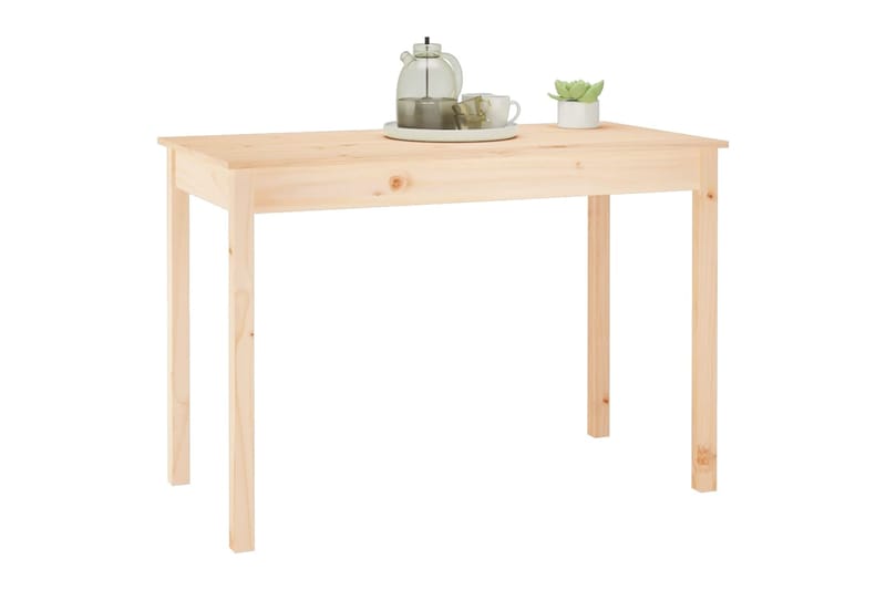 beBasic Ruokapöytä 110x55x75 cm täysi mänty - Ruskea - Huonekalut - Pöytä & ruokailuryhmä - Ruokapöydät & keittiön pöydät