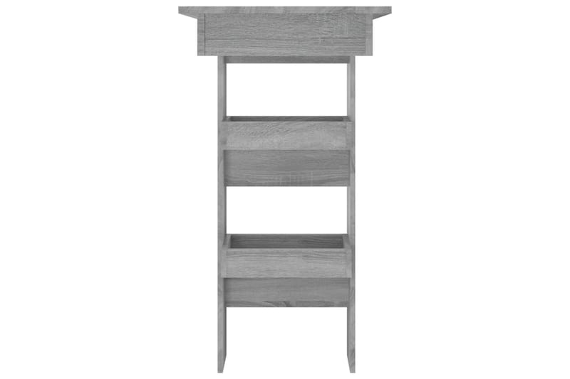 beBasic Seinäkiinnitettävä baaripöytä harm. 102x45x103,5cm tekninen puu - Harmaa - Huonekalut - Pöytä & ruokailuryhmä - Baaripöytä
