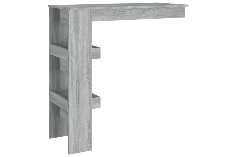 beBasic Seinäkiinnitettävä baaripöytä harm. 102x45x103,5cm tekninen puu - Harmaa - Huonekalut - Pöytä & ruokailuryhmä - Baaripöytä