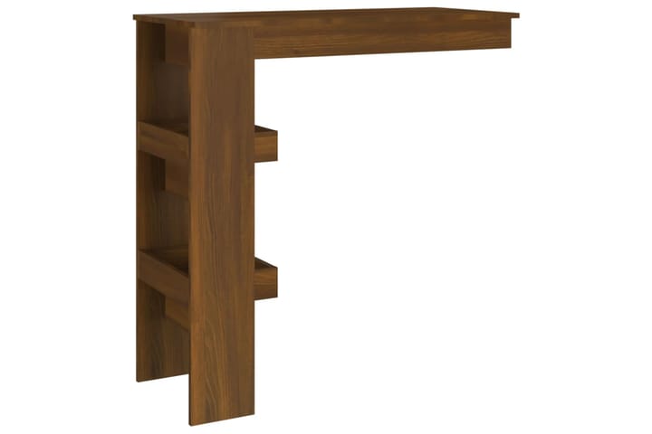 beBasic Seinäkiinnitettävä baaripöytä rusk. 102x45x103,5cm tekninen puu - Ruskea - Baaripöytä