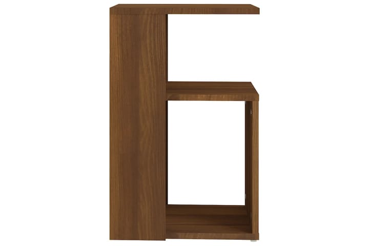 beBasic Sivupöytä ruskea tammi 36x30x56 cm tekninen puu - Ruskea - Sohvapöytä