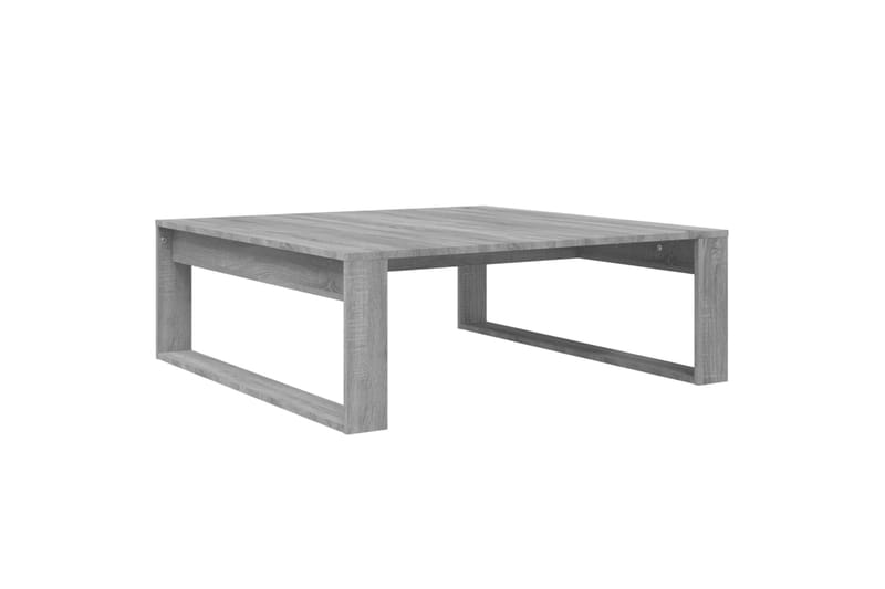 beBasic Sohvapöytä harmaa Sonoma 100x100x35 cm tekninen puu - Harmaa - Huonekalut - Pöytä & ruokailuryhmä - Sohvapöytä
