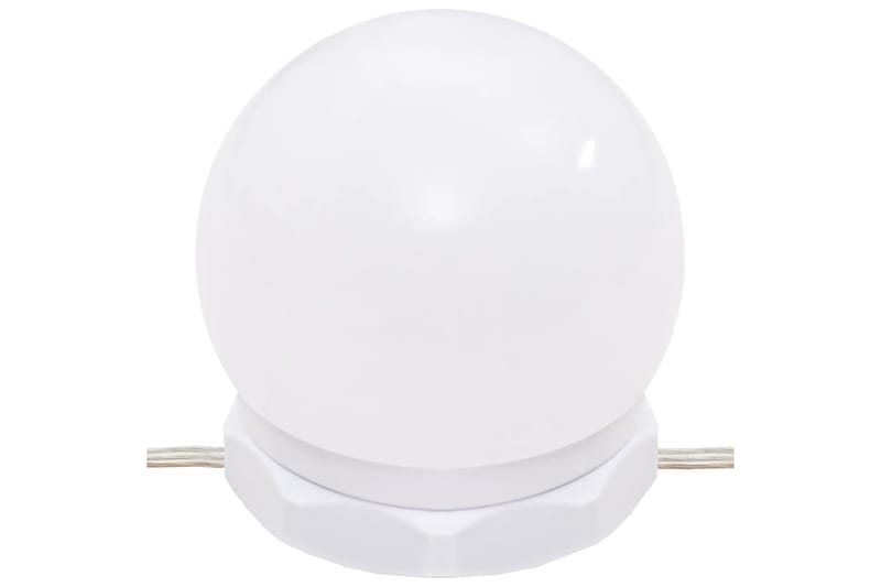 beBasic Peilipöytä LED-valoilla betoninharmaa 74,5x40x141 cm - Harmaa - Huonekalut - Pöytä & ruokailuryhmä - Meikki- & kampauspöydät