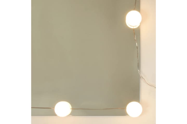 beBasic Peilikaappi LED-valoilla harmaa Sonoma 60x31,5x62 cm - Harmaa - Meikki- & kampauspöydät