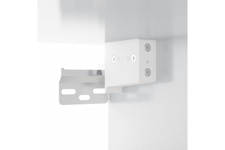 beBasic Peilikaappi LED-valoilla korkeakiilto valkoinen 91x15x76,5 cm - Valkoinen - Meikki- & kampauspöydät