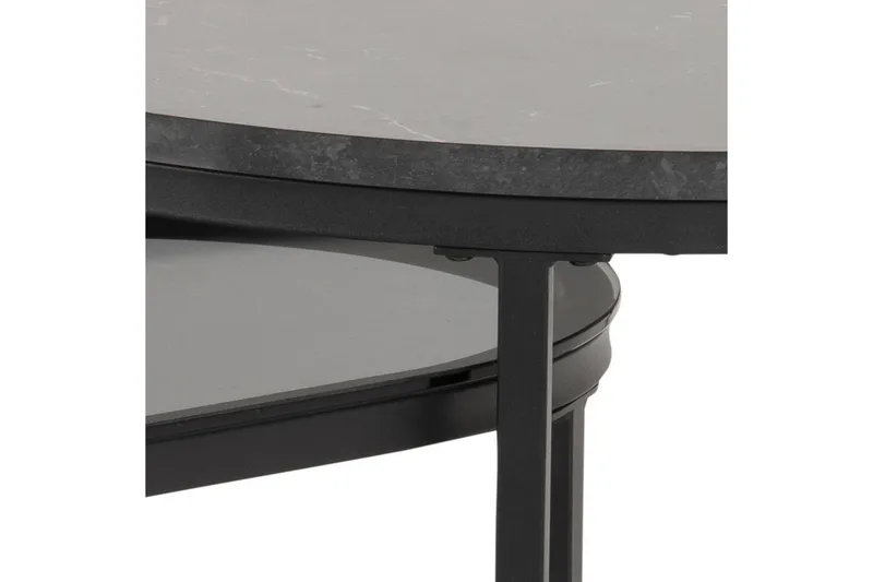 Belgrat Sohvapöytä 70 cm - Musta - Huonekalut - Pöytä & ruokailuryhmä - Apupöytä & sivupöytä - Sarjapöytä