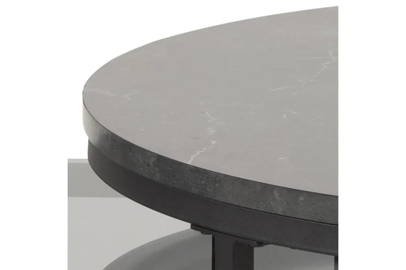 Belgrat Sohvapöytä 70 cm - Musta - Huonekalut - Pöytä & ruokailuryhmä - Apupöytä & sivupöytä - Sarjapöytä