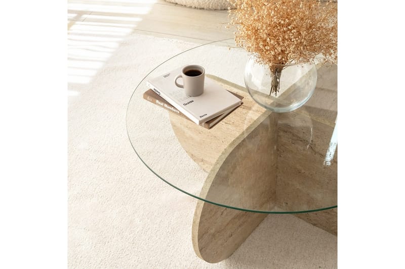 Bengul Sohvapöytä 75 cm - Beige - Huonekalut - Pöytä & ruokailuryhmä - Sohvapöytä