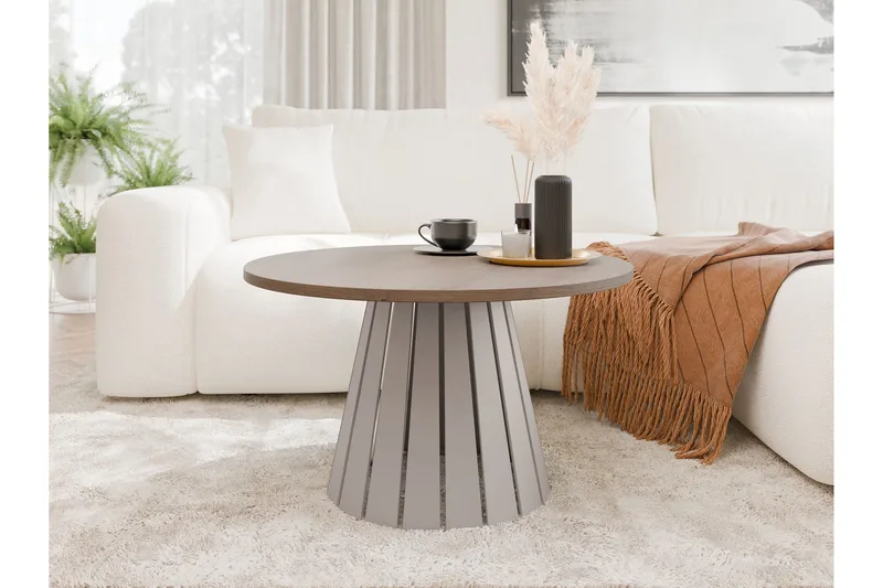 Berber Sohvapöytä 75 cm - Beige/Ruskea - Huonekalut - Pöytä & ruokailuryhmä - Sohvapöytä