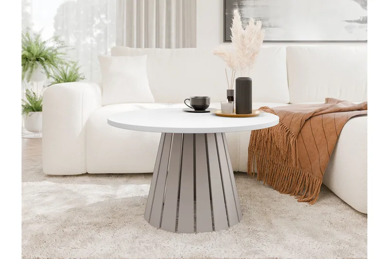 Berber Sohvapöytä 75 cm - Beige/Valkoinen - Huonekalut - Pöytä & ruokailuryhmä - Sohvapöytä