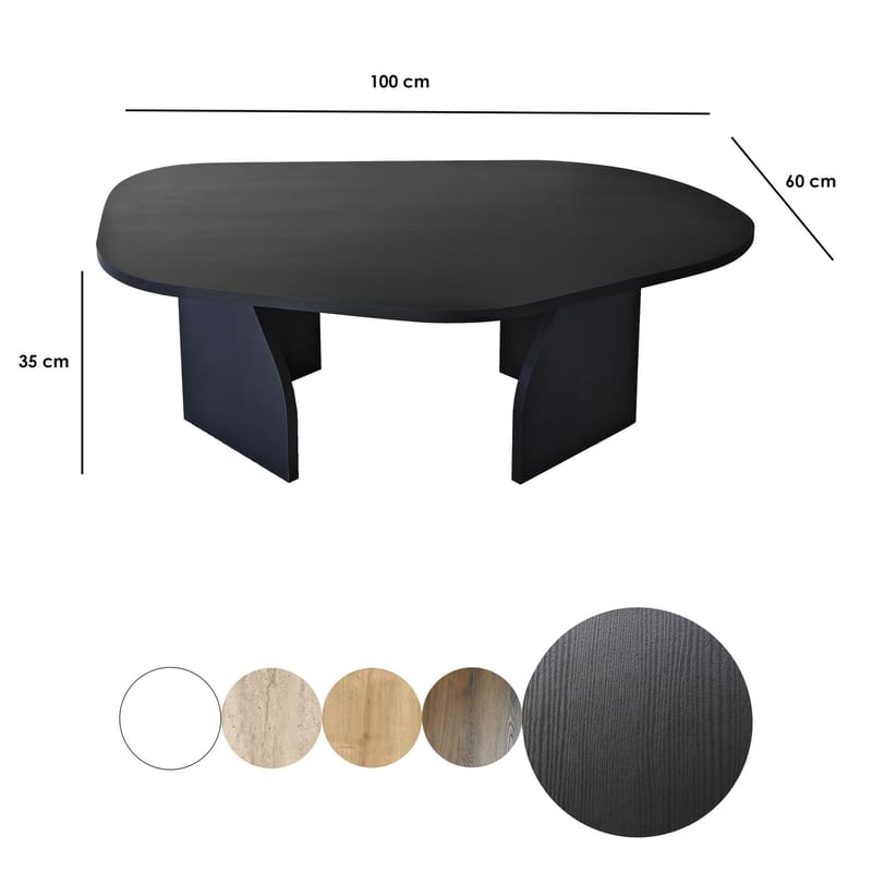 Berriaren Sohvapöytä 100 cm - Musta - Huonekalut - Pöytä & ruokailuryhmä - Sohvapöytä