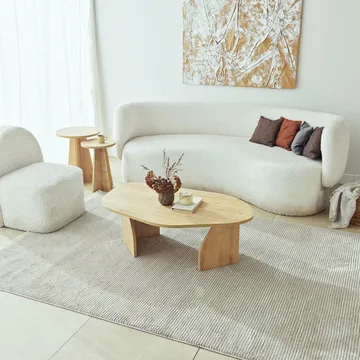 Berriaren Sohvapöytä 100 cm - Sapphire Oak - Huonekalut - Pöytä & ruokailuryhmä - Sohvapöytä