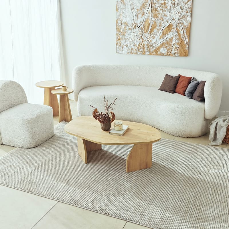 Berriaren Sohvapöytä 100 cm - Sapphire Oak - Huonekalut - Pöytä & ruokailuryhmä - Sohvapöytä