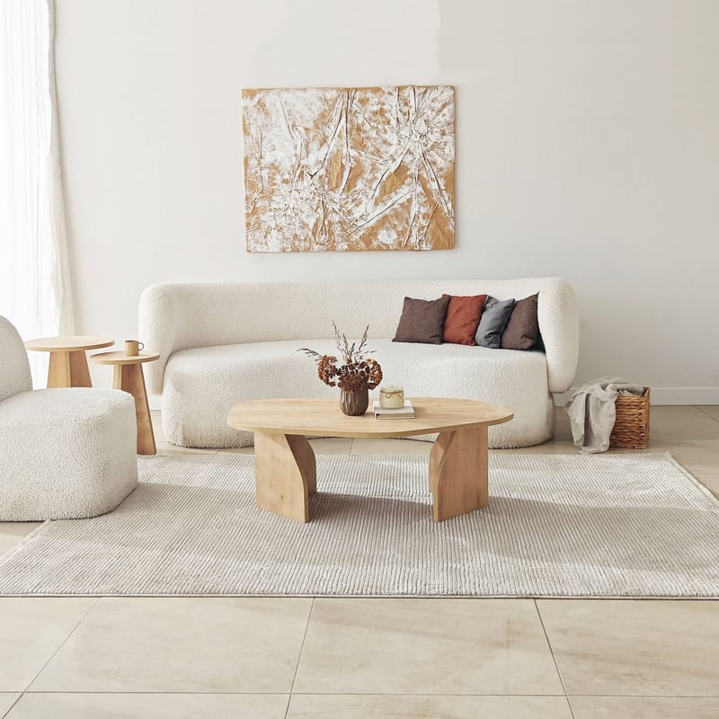 Berriaren Sohvapöytä 100 cm - Sapphire Oak - Huonekalut - Pöytä & ruokailuryhmä - Sohvapöytä